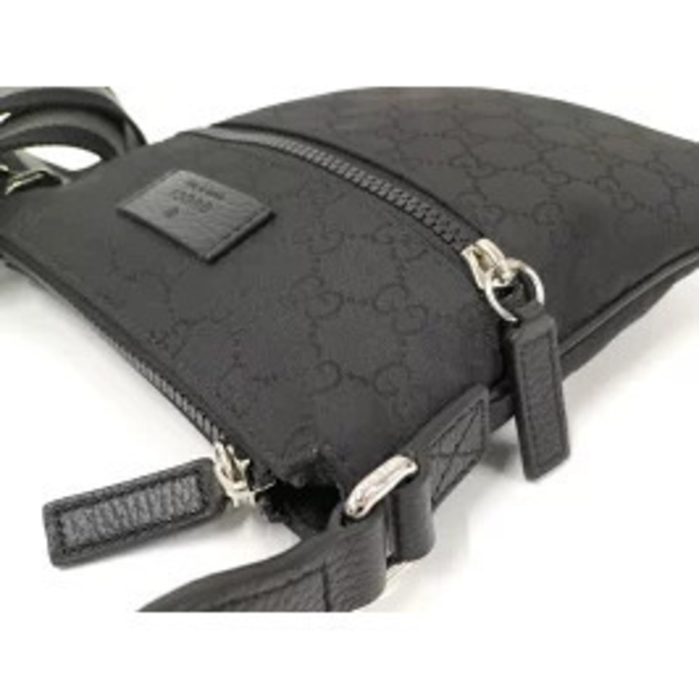 Gucci GG Canvas Messenger Crossbody Bag Black - Picture 5 of 9